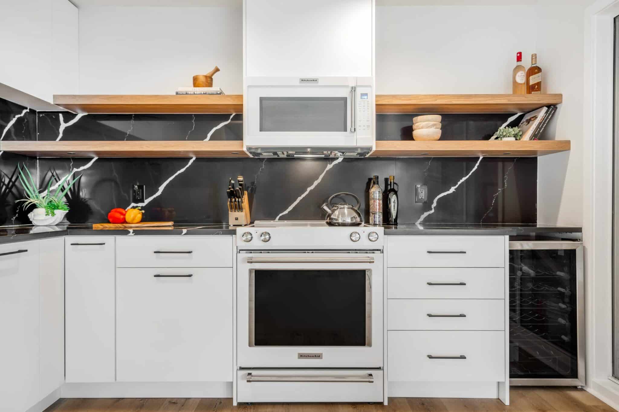 bar-kitchen-wood-stone-white-cabinet-range-microwave-modern-bar
