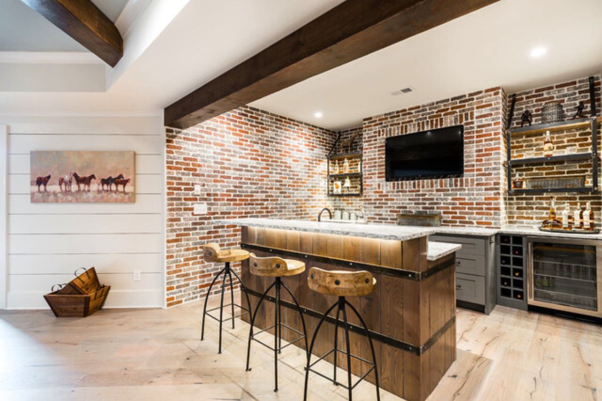 basement-kitchenette-feature-exposed-brick